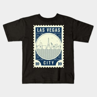 Las Vegas Stamp Design Kids T-Shirt